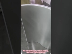 Bức tường cong cột nhôm lớp phủ bảng điều khiển trụ vuông phủ 2.5mm