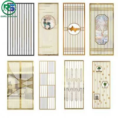 Modern Decoration Aluminium Decorative Screens Facades Design Ideas UPVC Wall Types