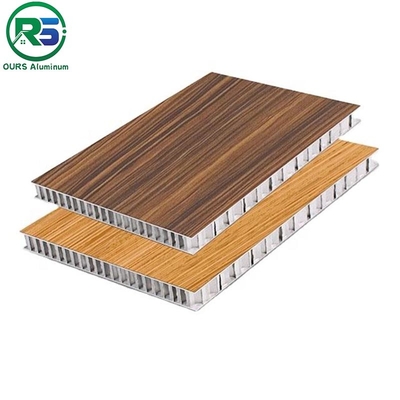 Interior Aluminum Honeycomb Panel Facade Wall Ceiling Cladding Decorative Marble Grain