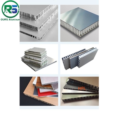 Interior Aluminum Honeycomb Panel Facade Wall Ceiling Cladding Decorative Marble Grain