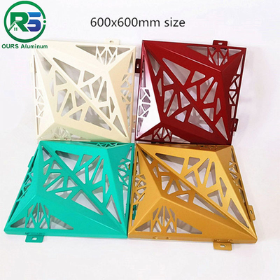 Fireproof Interior Wall Aluminum Honeycomb Panels 4x8 Aluminium Architectural Tiles Tegular