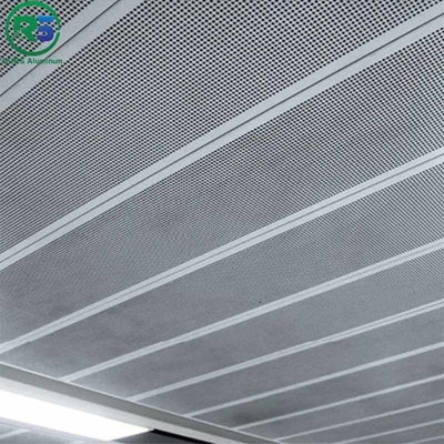 S-Shaped Closed Aluminum Ceiling Strips Acoustic Suspended Ceiling Tiles