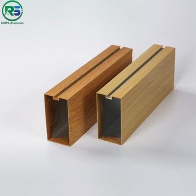 Decorative Multicolor Suspended Ceiling Metal Strips Tile Fireproof Square Tube Strip Ceiling