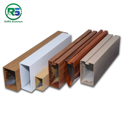 Decorative Multicolor Suspended Ceiling Metal Strips Tile Fireproof Square Tube Strip Ceiling